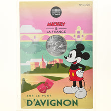 France, Monnaie de Paris, 10 Euro, Mickey (Avignon), 2018, Paris, FDC, Argent