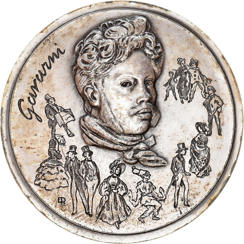 Francia, medaglia, Paul Gavarni, Arts & Culture, 1972, SPL-, Copper Plated