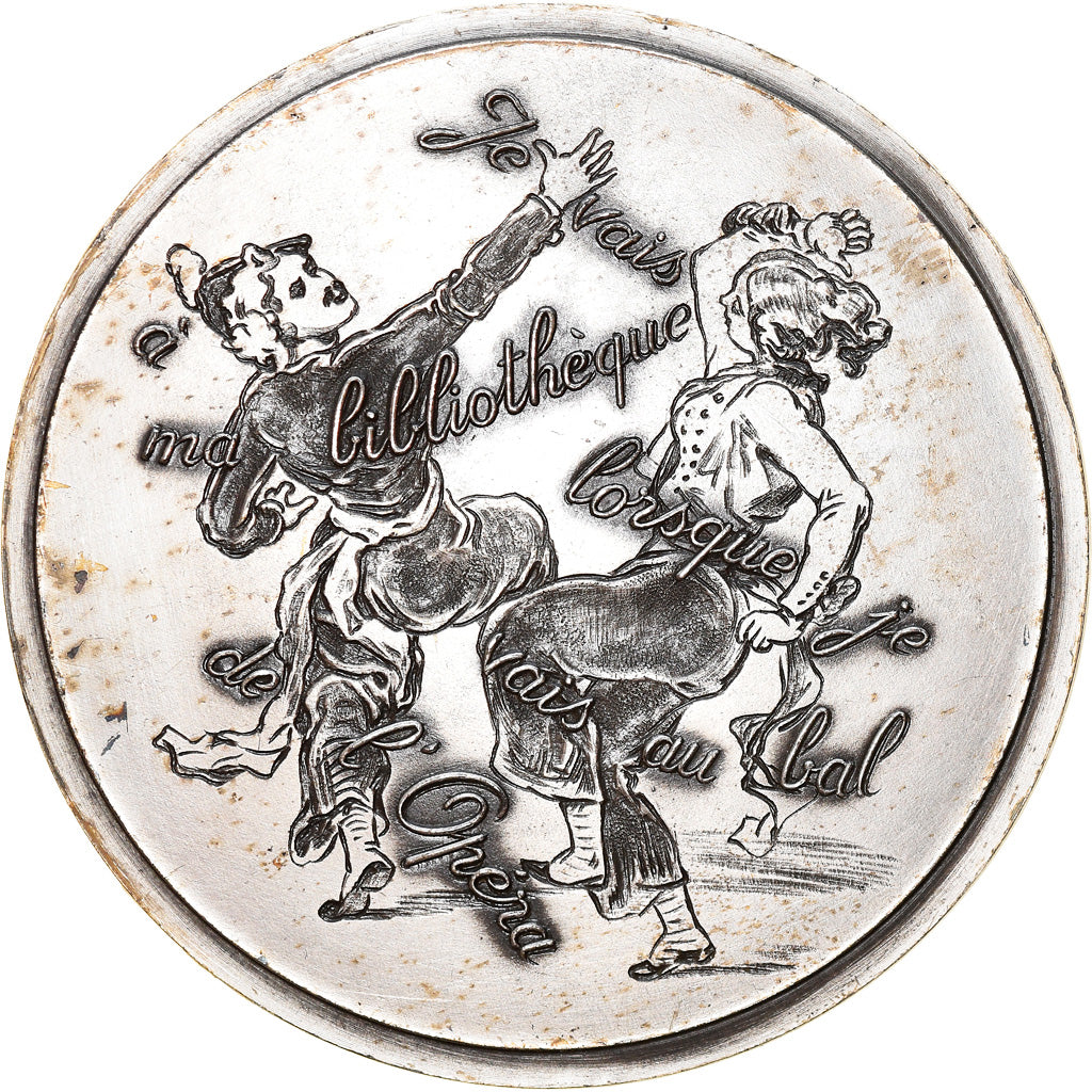 Francia, medaglia, Paul Gavarni, Arts & Culture, 1972, SPL-, Copper Plated