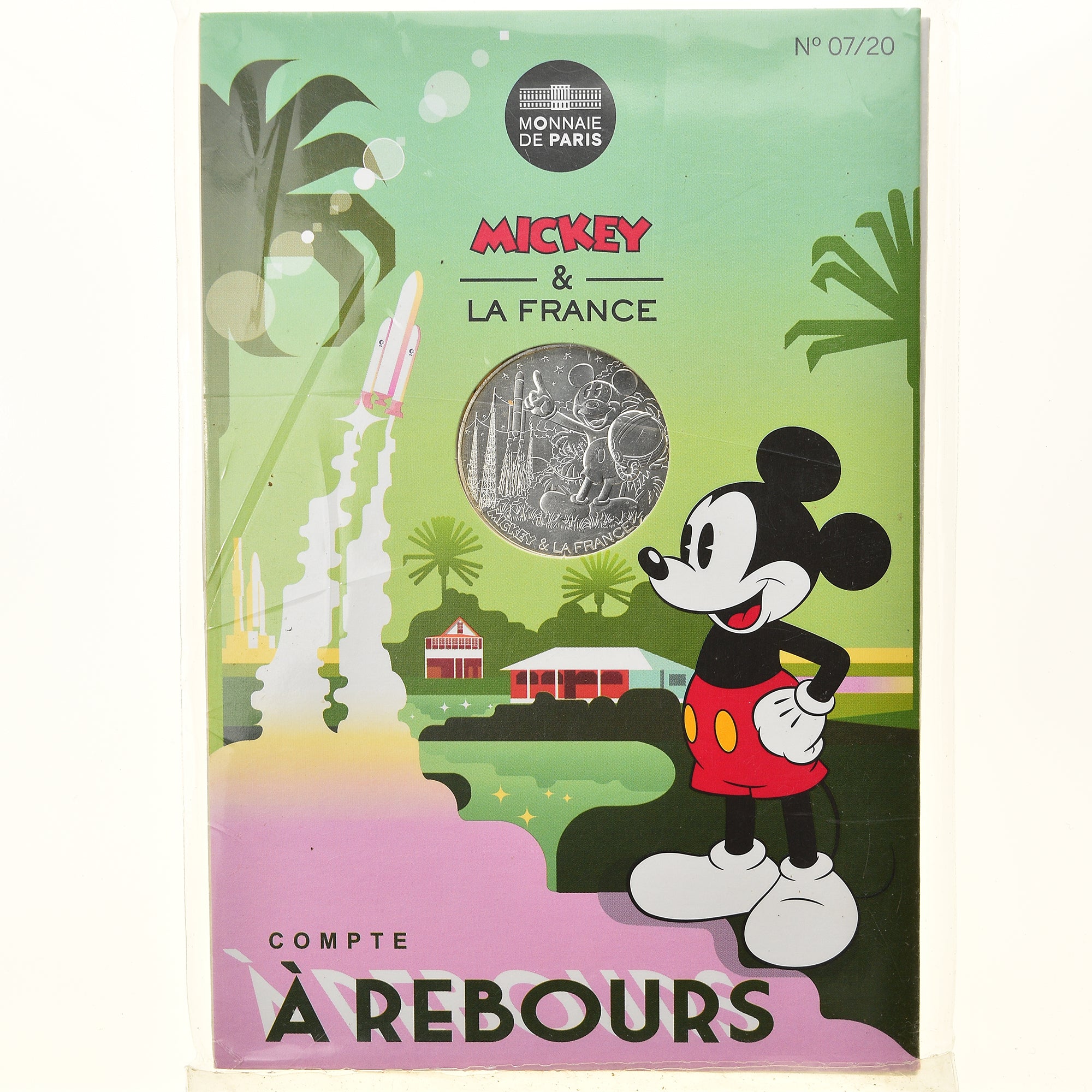 France, Monnaie de Paris, 10 Euro, Mickey (Guyane), 2018, Paris, FDC, Argent