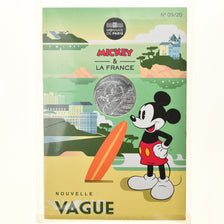 France, Monnaie de Paris, 10 Euro, Mickey (Biarritz), 2018, Paris, FDC, Argent