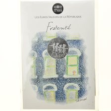 France, Monnaie de Paris, 10 Euro, Fraternité Hiver Sempé, 2014, Paris