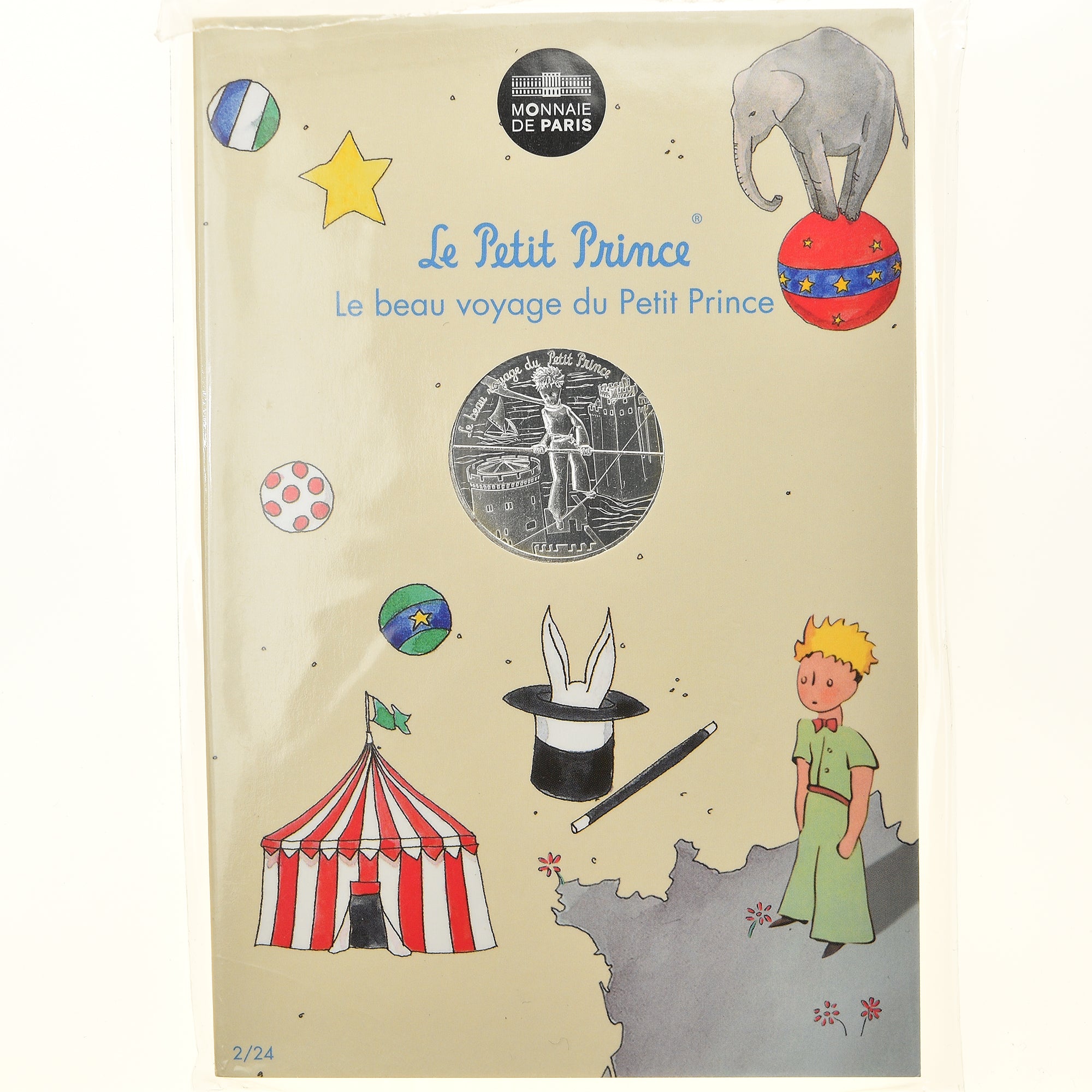 France, Monnaie de Paris, 10 Euro, Le Petit Prince (La Rochelle), 2016, Paris