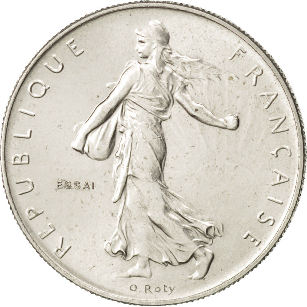 FRANCE, Franc, 1959, KM #E98, MS(63), Nickel, Gadoury #474, 6.00