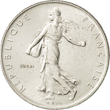 FRANCE, Franc, 1959, KM #E98, MS(63), Nickel, Gadoury #474, 6.00