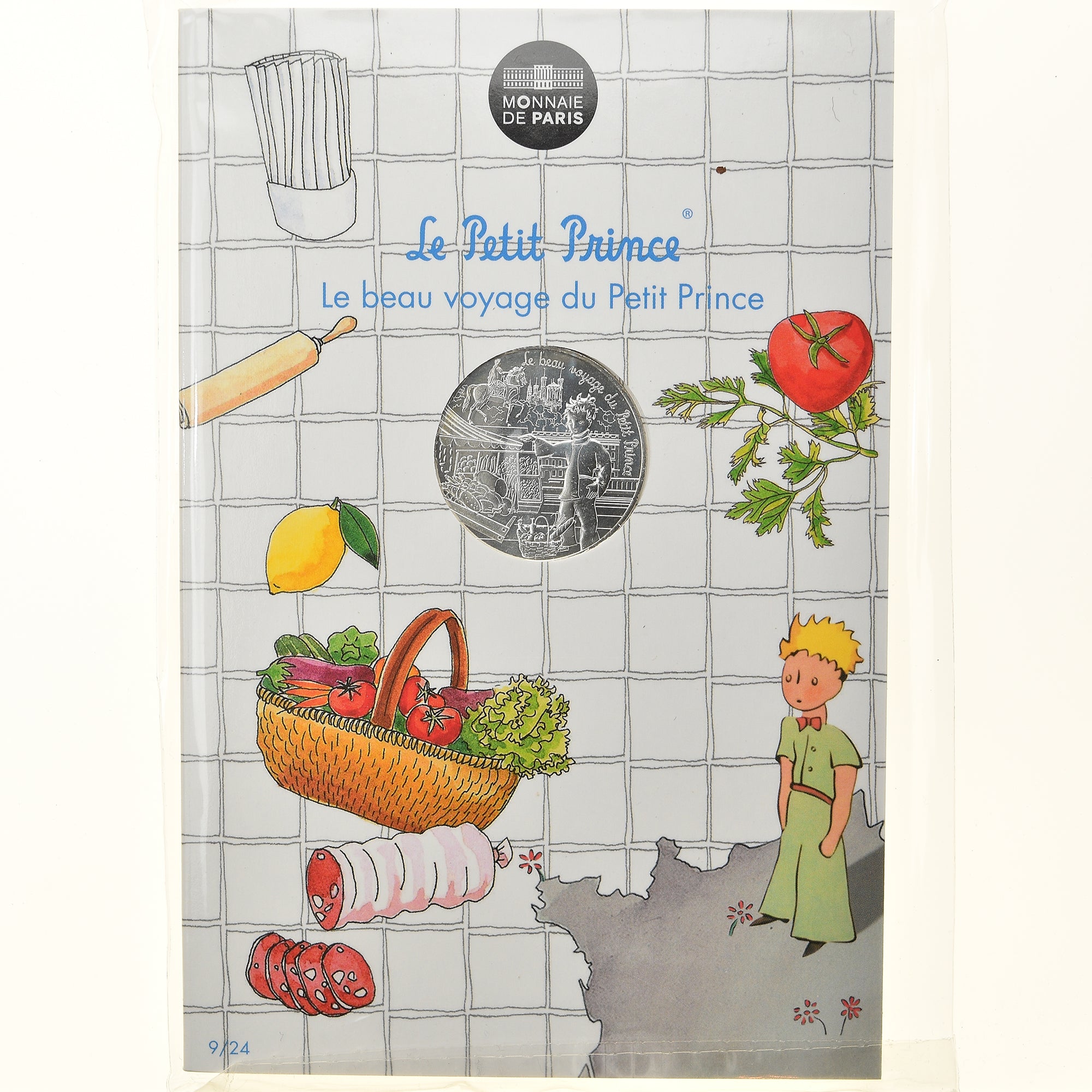 France, Monnaie de Paris, 10 Euro, Le Petit Prince (et la gastronomie), 2016