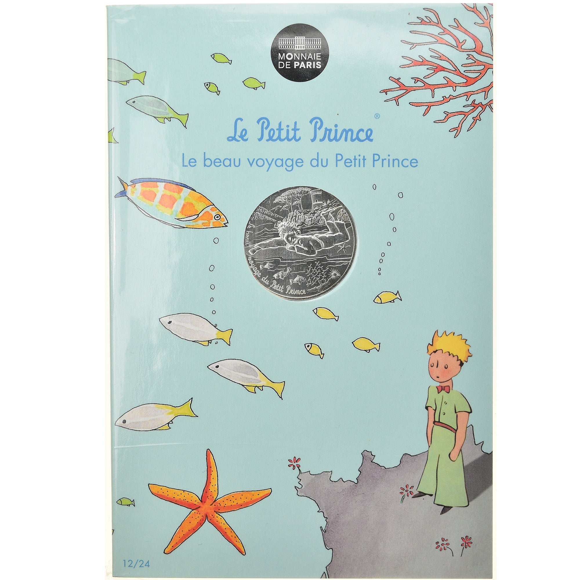 France, Monnaie de Paris, 10 Euro, Le Petit Prince (à la mer), 2016, Paris