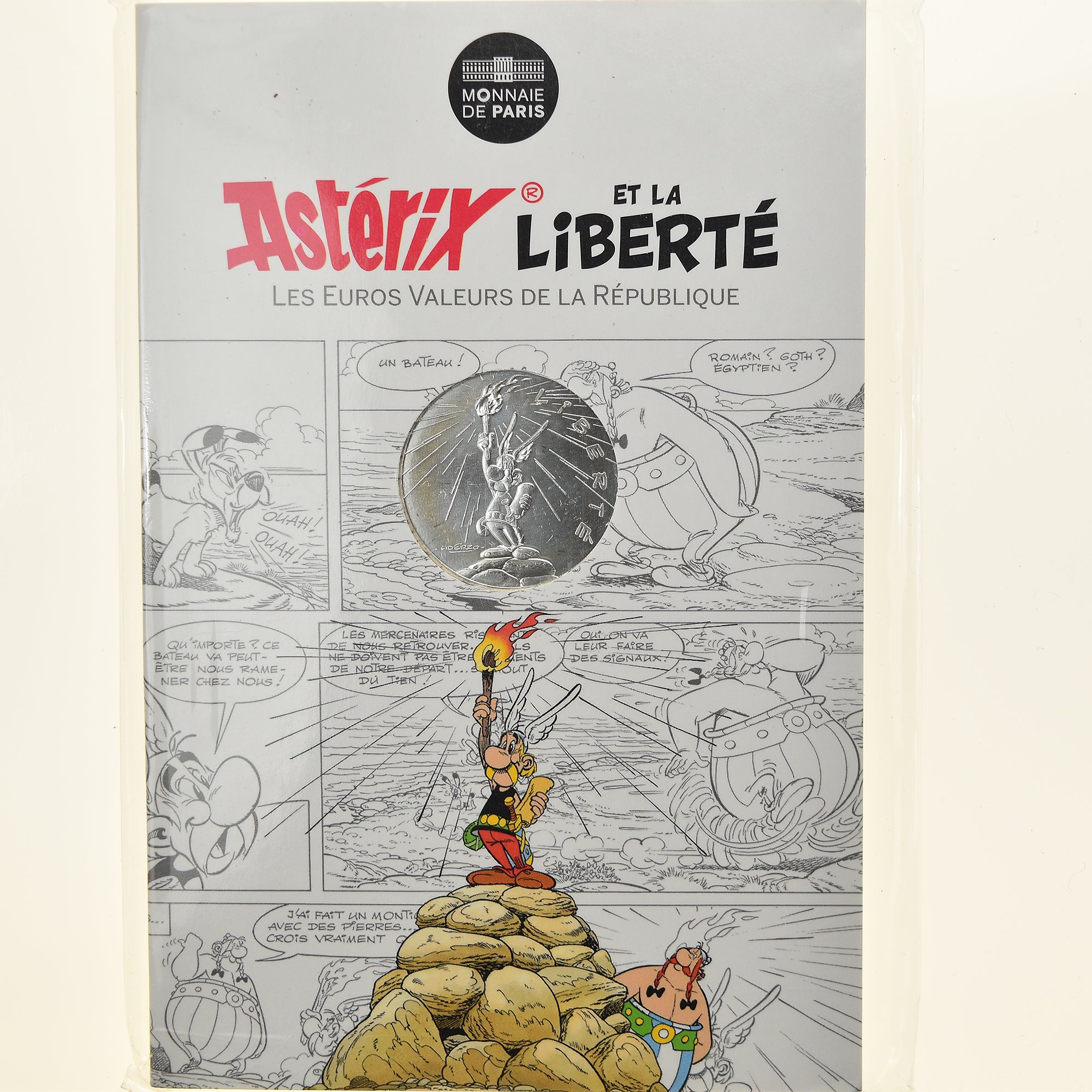 Francia, Monnaie de Paris, 10 Euro, Astérix Liberté (La grande traversée)