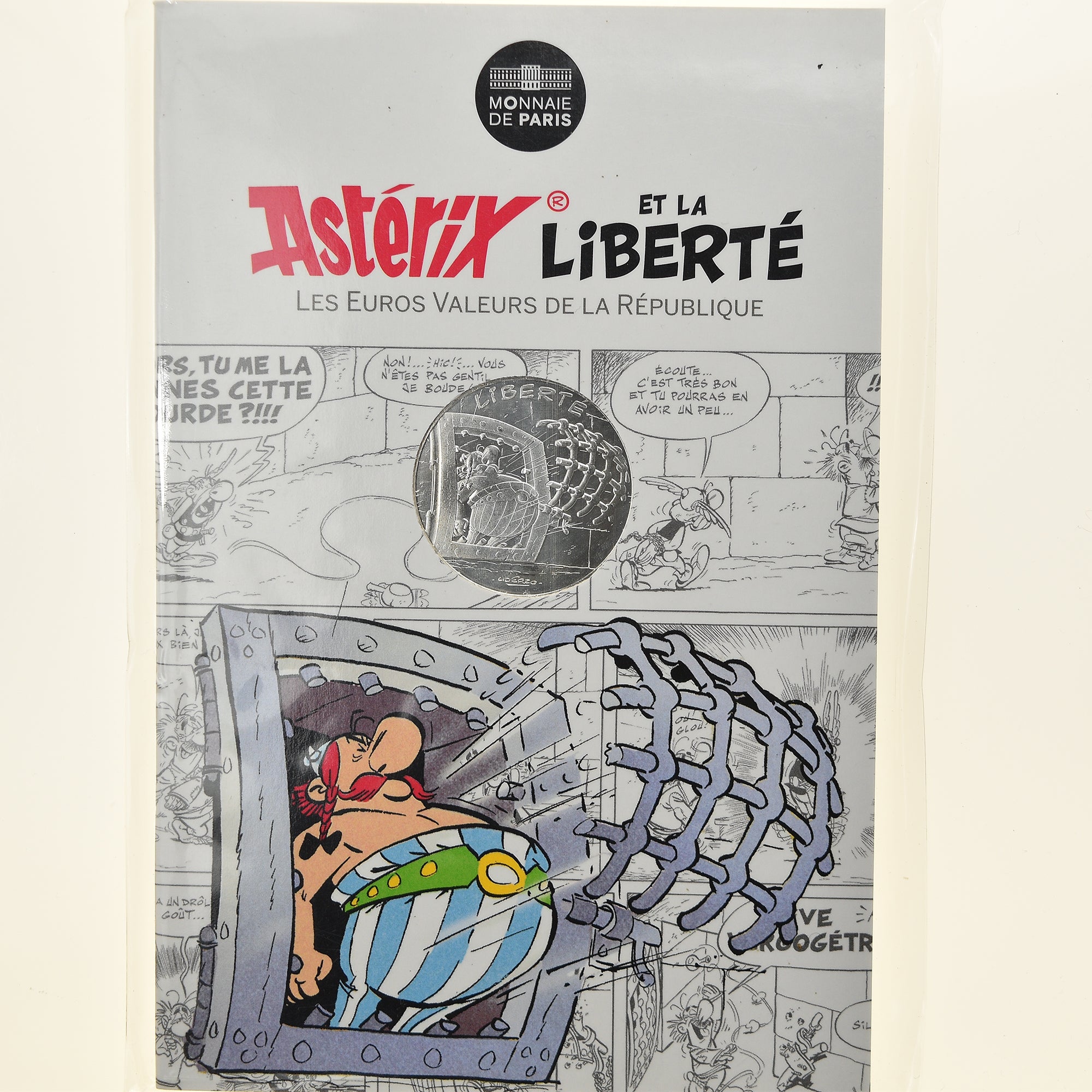 France, Monnaie de Paris, 10 Euro, Astérix Liberté (La serpe d'or), 2015