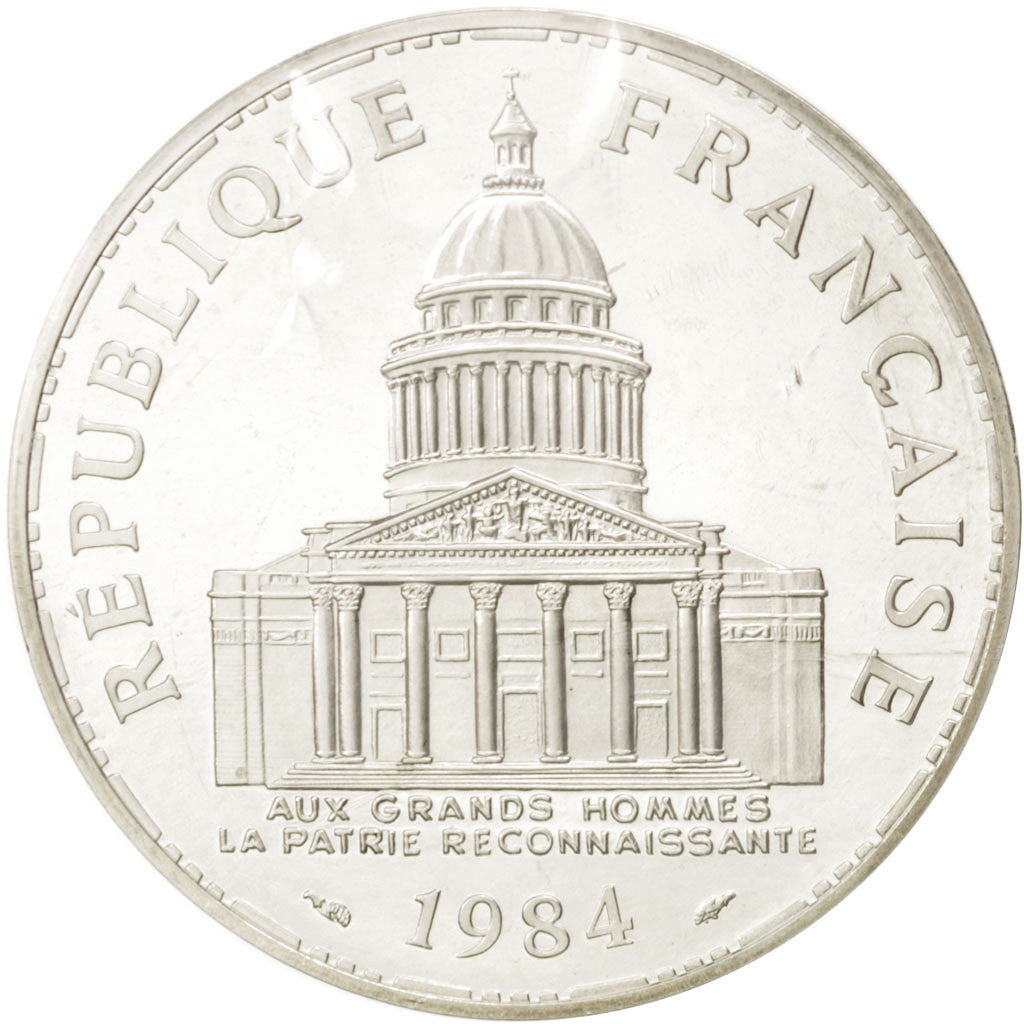 Coin, France, 100 Francs, 1984, MS(65-70), Silver, KM:P926, Gadoury:232.P1