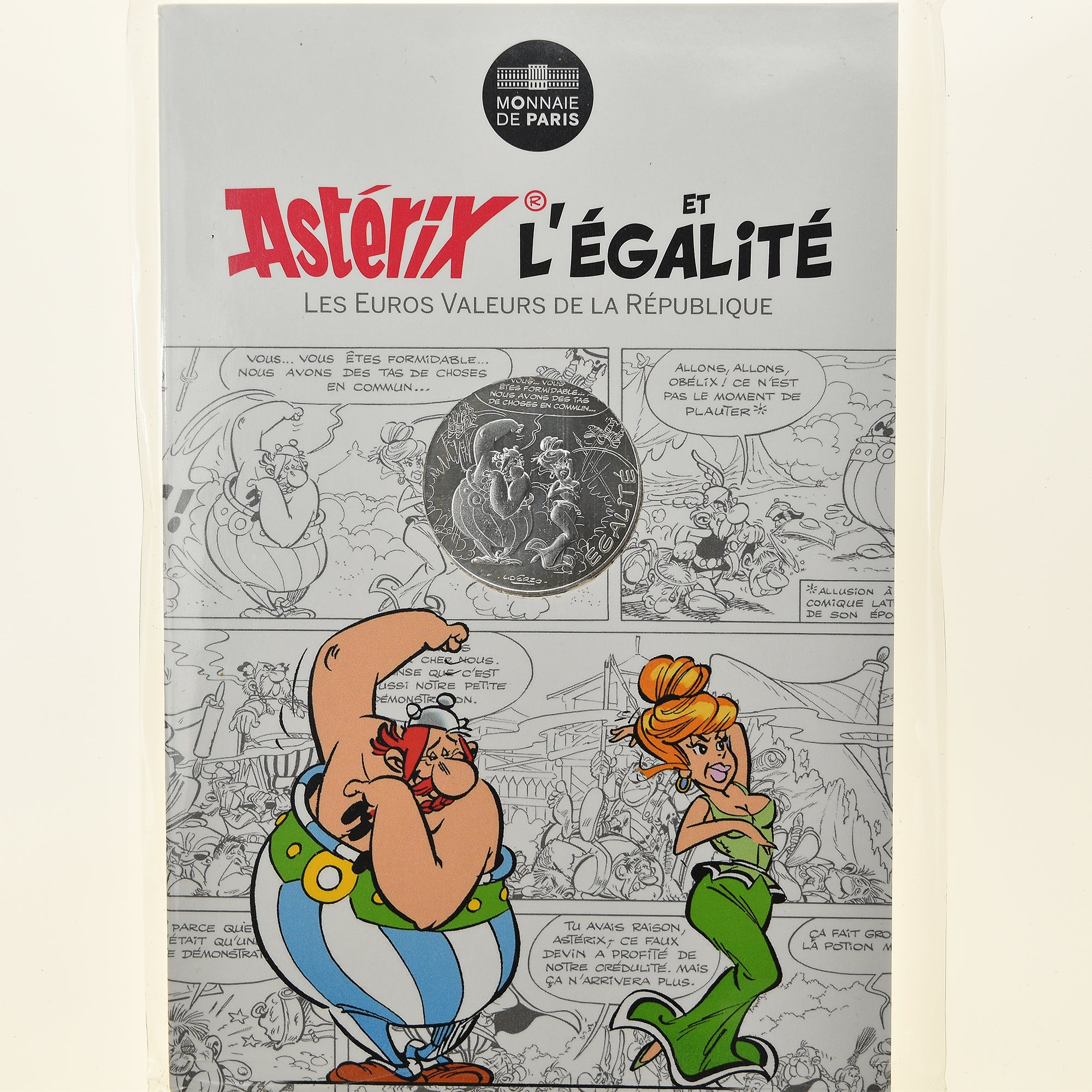 France, Monnaie de Paris, 10 Euro, Astérix Égalité (Le devin - Obélix)