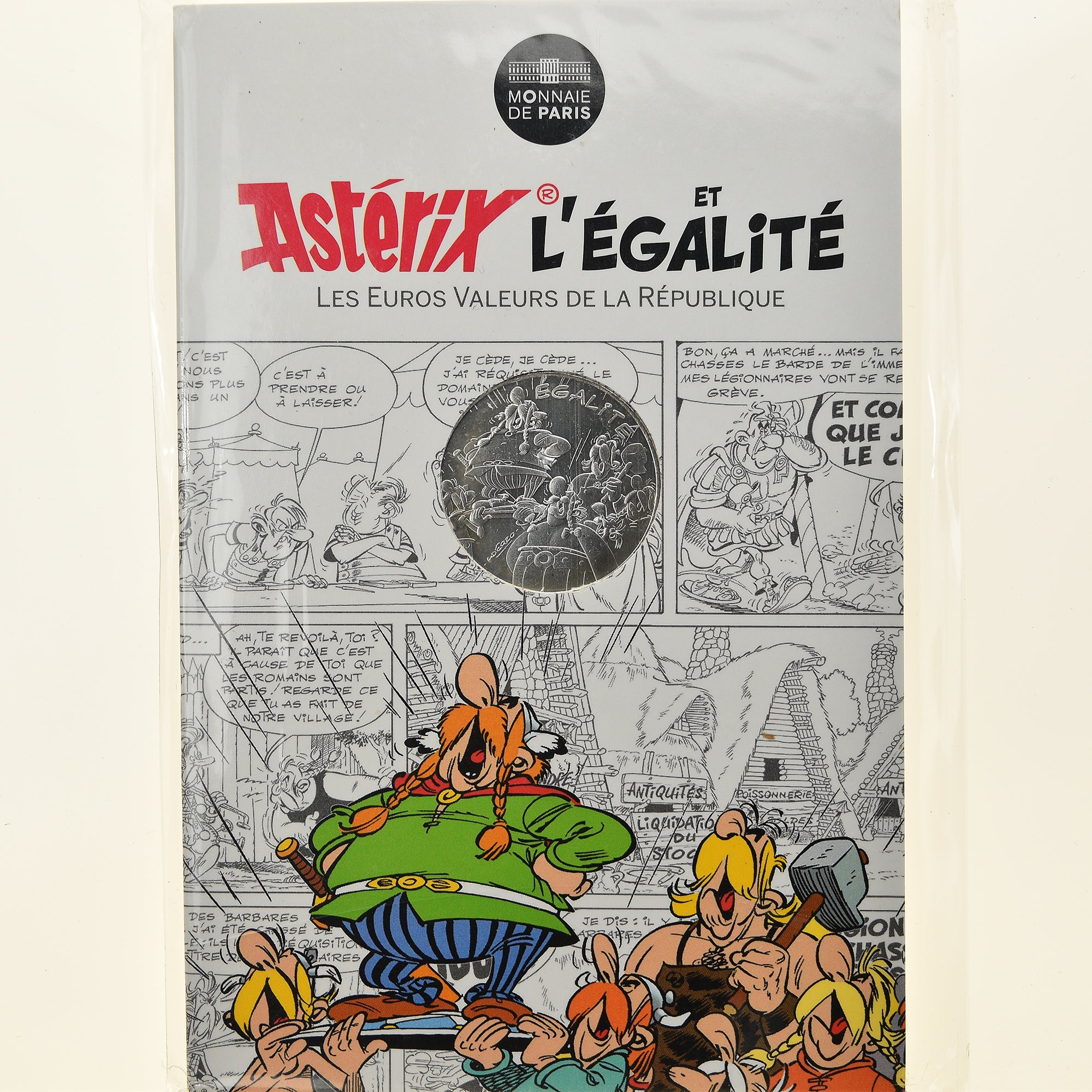 Frankreich, Monnaie de Paris, 10 Euro, Astérix Égalité (Le Domaine des