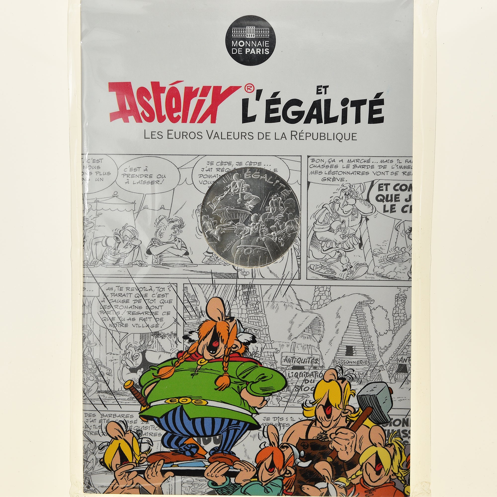 France, Monnaie de Paris, 10 Euro, Astérix Égalité (Le Domaine des dieux)