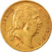 Moneta, Francia, Louis XVIII, 20 Francs, 1824, Paris, BB, Oro, KM:712.1