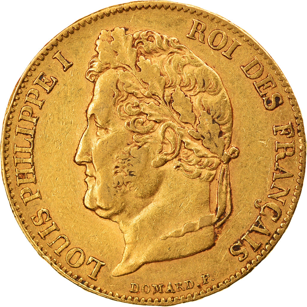 Monnaie, France, Louis-Philippe, 20 Francs, 1840, Paris, TTB, Or, Gadoury:1031