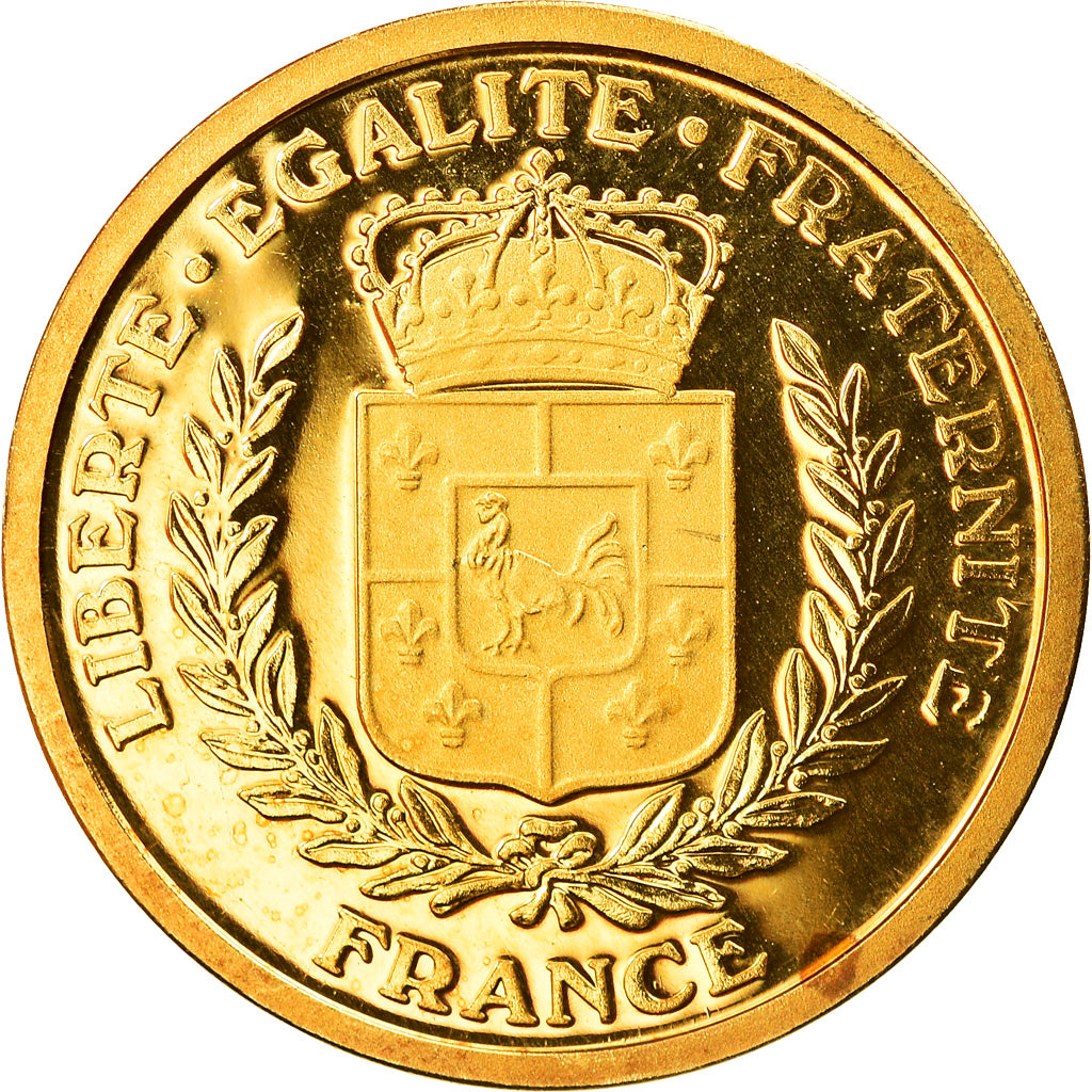 France, Medal, 65ème Anniversaire de la Libération, 2010, MS(65-70), Gold