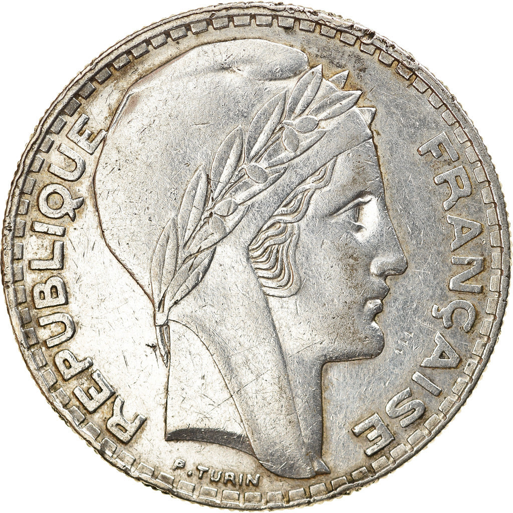 Monnaie, France, Turin, 20 Francs, 1936, Paris, TTB, Argent, KM:879, Gadoury:852