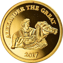 Coin, Niger, Alexander the Great, 100 Francs, 2017, MS(65-70), Gold