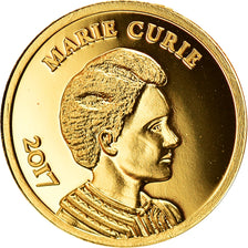 Coin, Chad, Marie Curie, 3000 Francs, 2017, MS(65-70), Gold