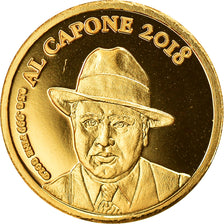 Moneda, República del Congo, Al Capone, 100 Francs, 2018, FDC, Oro