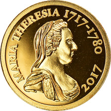 Münze, Ivory Coast, Maria Theresia, 100 Francs, 2017, STGL, Gold