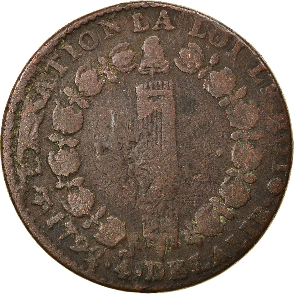 Coin, France, Louis XVI, 12 Deniers, 1792, Toulouse, VF(20-25), Bronze
