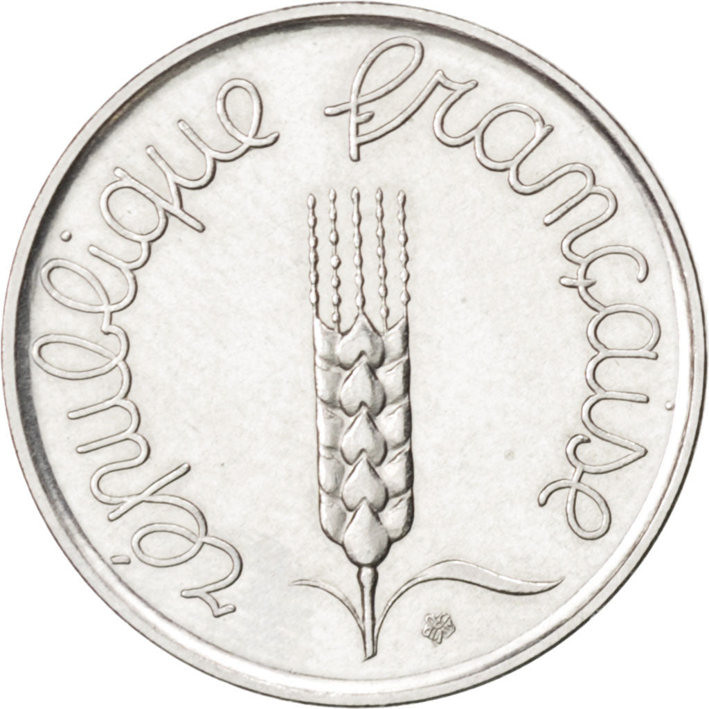 Francia, 5 Centimes, 1961, SPL, Acciaio con cromatura, KM:E104, Gadoury:174