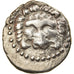 Coin, Ionia, Samos, Drachm, 210-185 BC, EF(40-45), Silver, HGC:6-1241