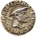 Coin, Baktrian Kingdom, Antialkidas, Drachm, 130-120 BC, AU(55-58), Silver