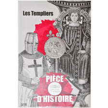 France, Monnaie de Paris, 10 Euro, Les Templiers, 2019, FDC, Argent