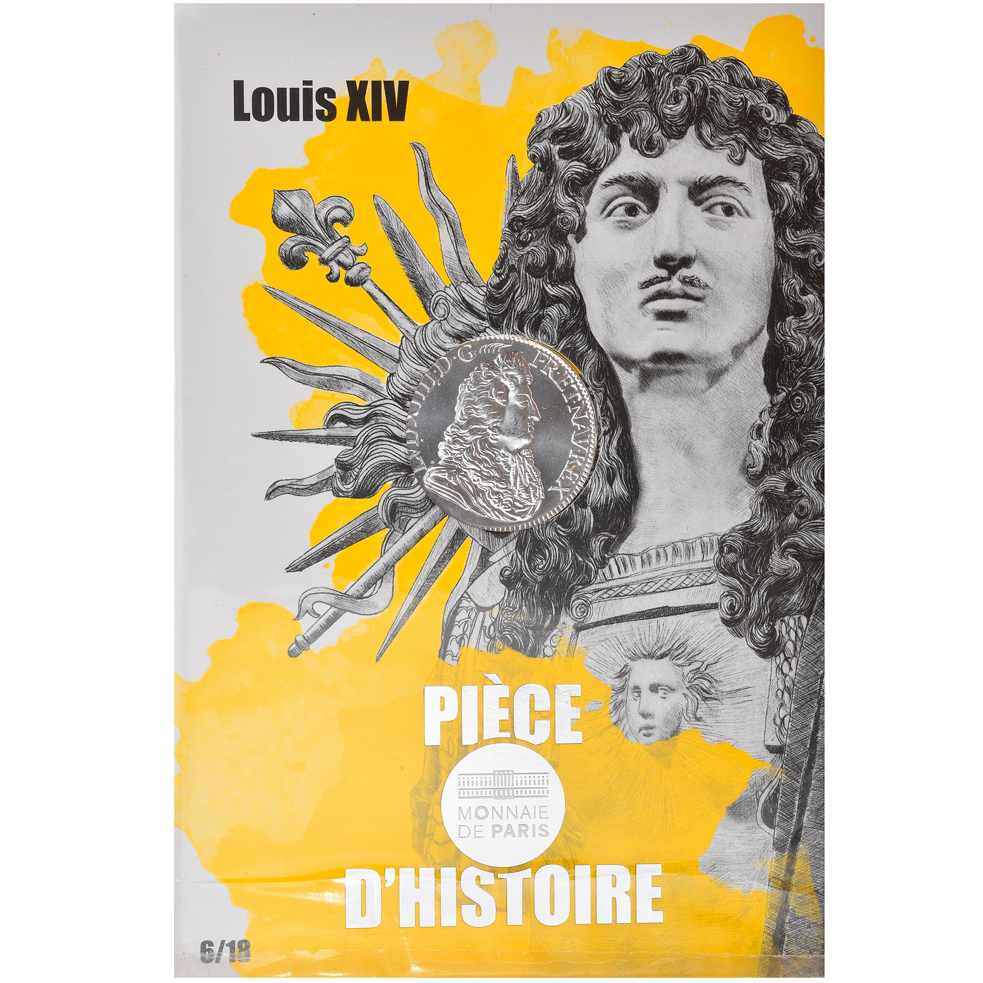 France, Monnaie de Paris, 10 Euro, Louis XIV, 2019, MS(65-70), Silver