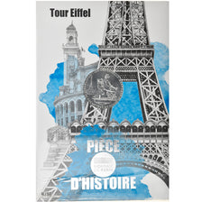 Frankrijk, Parijse munten, 10 Euro, La Tour Eiffel, 2019, FDC, Zilver
