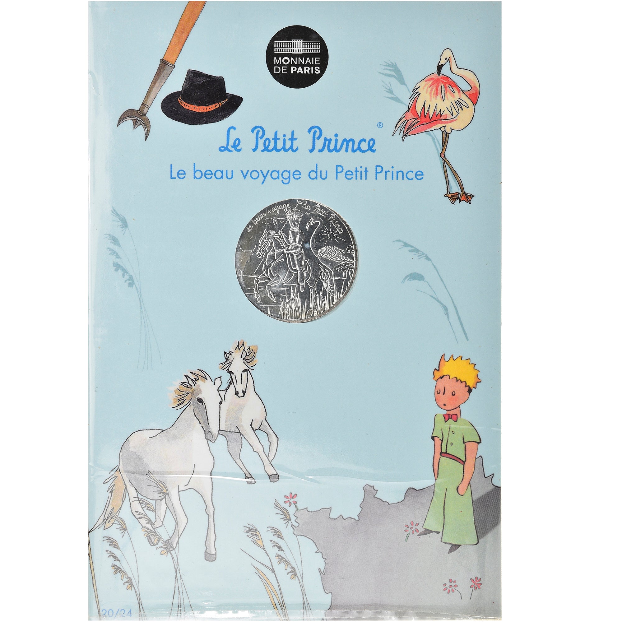 Francja, Monnaie de Paris, 10 Euro, Le Petit Prince à cheval, 2016, MS(65-70)
