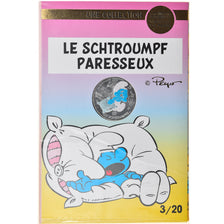 Francia, Monnaie de Paris, 10 Euro, Le Schtroumpf paresseux, 2020, Colourized