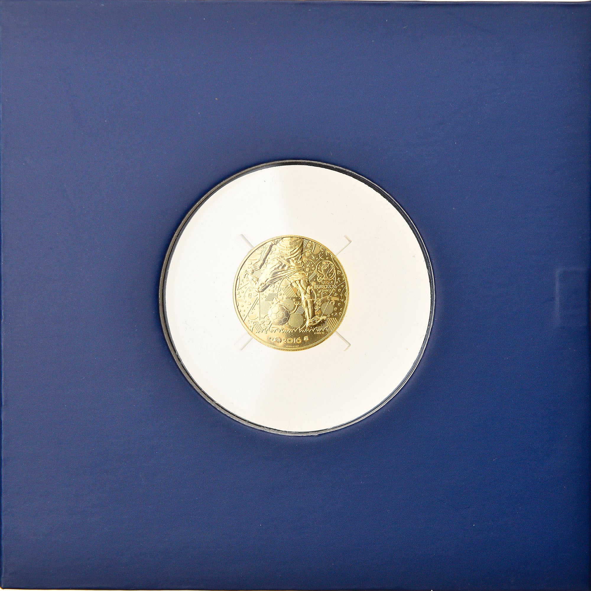 France, Monnaie de Paris, 100 Euro, Euro UEFA 2016, 2016, FDC, Or