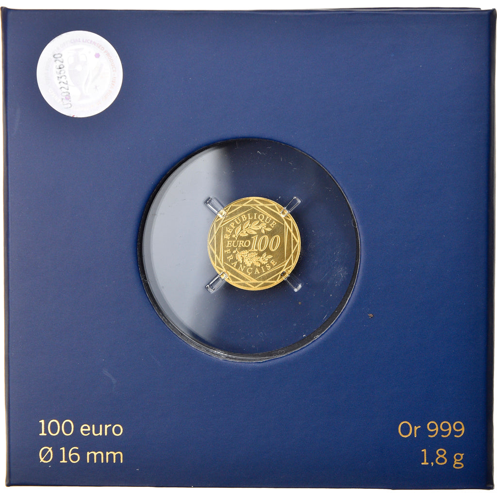 France, Monnaie de Paris, 100 Euro, Euro UEFA 2016, 2016, FDC, Or