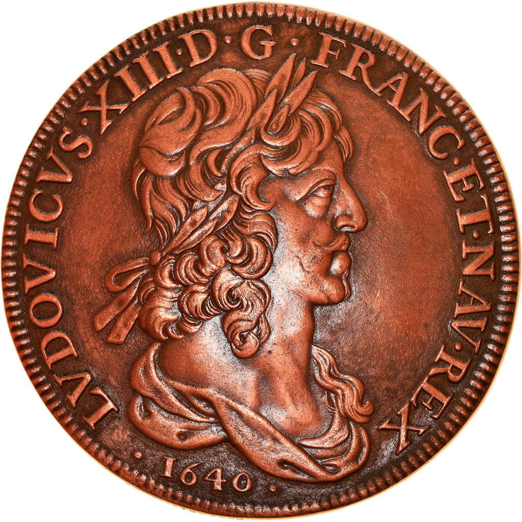 Francia, medalla, Reproduction, Louis d'Or Louis XIII, 1640, History, 1973, SC