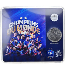 France, Monnaie de Paris, 10 Euro, La France - Championne du Monde, 2018, FDC