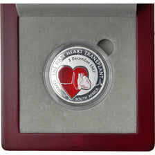 Belgium, 5 Euro, 1st Heart Transplant, 2017, Proof, MS(65-70), Silver