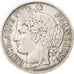 FRANCE, Cérès, 5 Francs, 1870, Bordeaux, KM #818.2, EF(40-45), Silver, Gadoury #