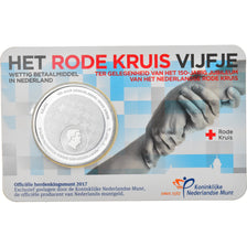 Netherlands, 5 Euro, Willem-Alexander (Red Cross), 2017, MS(65-70), Silver