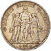 Coin, France, Hercule, 5 Francs, 1876, Bordeaux, EF(40-45), Silver, KM:820.2