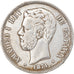 Coin, Spain, Amadeao I, 5 Pesetas, 1871, Madrid, VF(30-35), Silver, KM:666