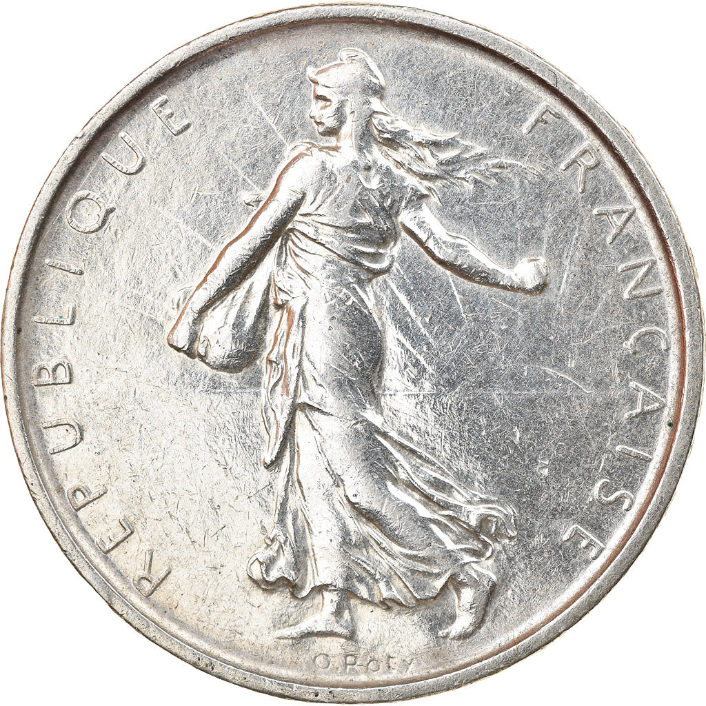 Coin, France, Semeuse, 5 Francs, 1967, Paris, AU(50-53), Silver, KM:926