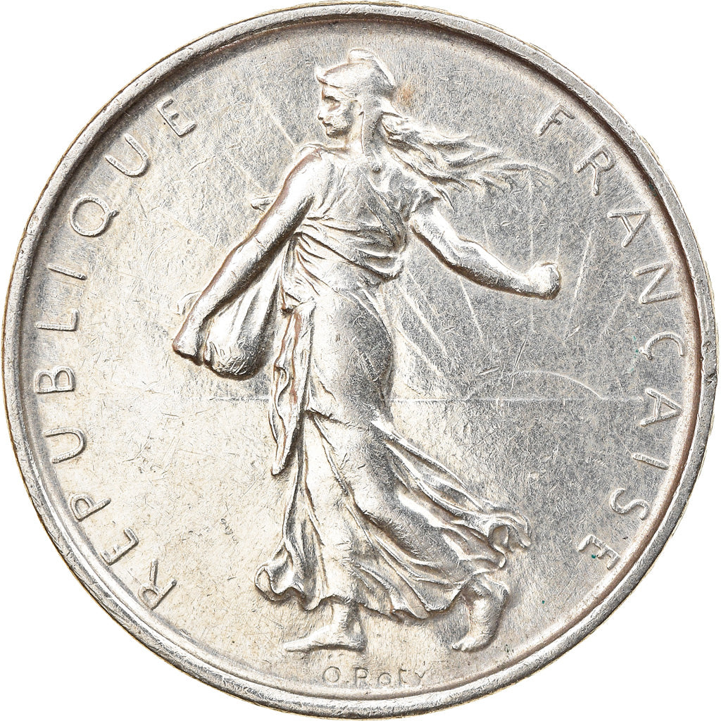 Coin, France, Semeuse, 5 Francs, 1968, Paris, AU(50-53), Silver, KM:926