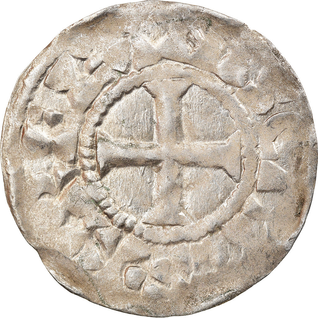 Monnaie, France, Orléanais, Denier, 1017-1025, Orléans, TTB+, Argent