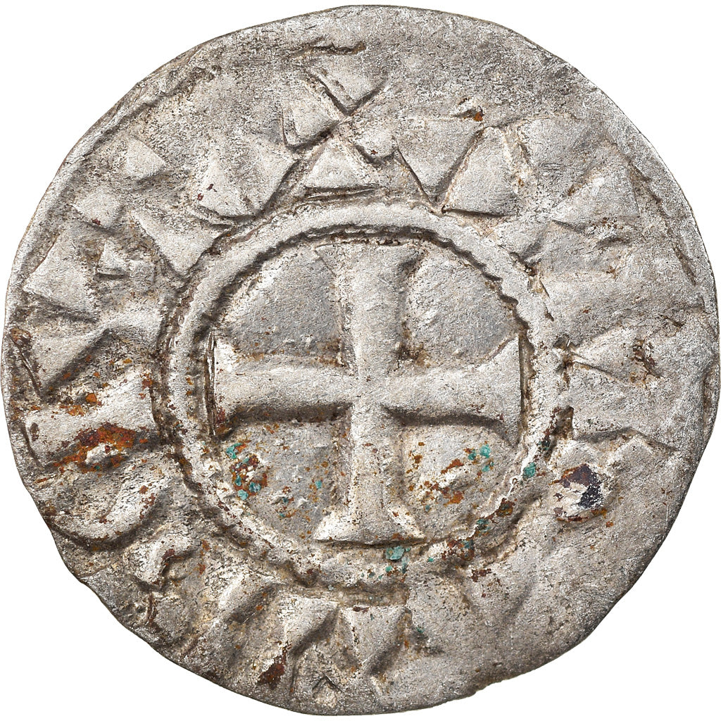 Monnaie, France, Orléanais, Denier, 1017-1025, Orléans, TTB, Argent