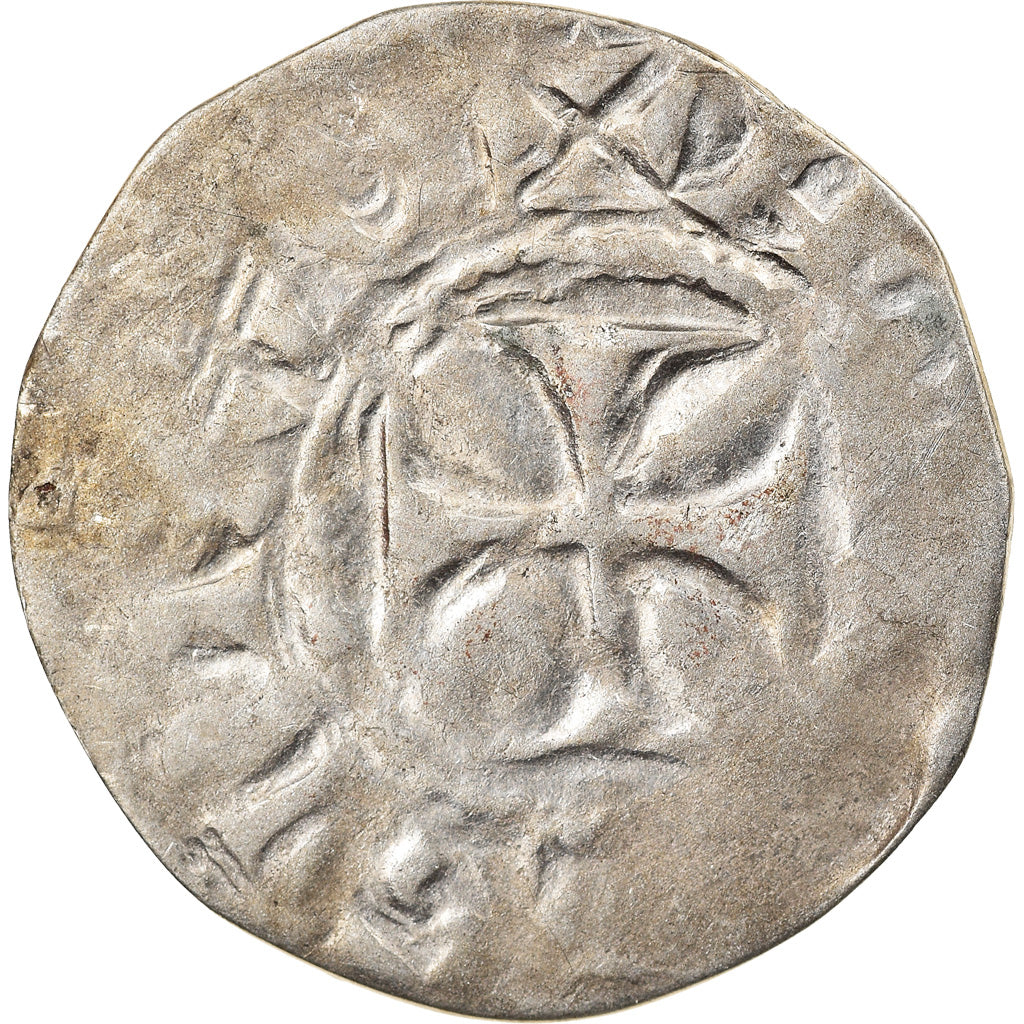 Münze, Frankreich, Henri Ier, Denarius, 1031-1060, Senlis, Very rare, S+