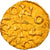 Coin, France, RACIO DOMINI, Triens, LAVDVLFVS Moneyer, EF(40-45), Gold
