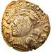 Moneta, Aulerci Eburovices, Hemistater, Ist century BC, AU(55-58), Elektrum